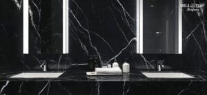 Black Marble Bathroom Countertop