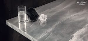 Grey Marble Kitchen Countertop