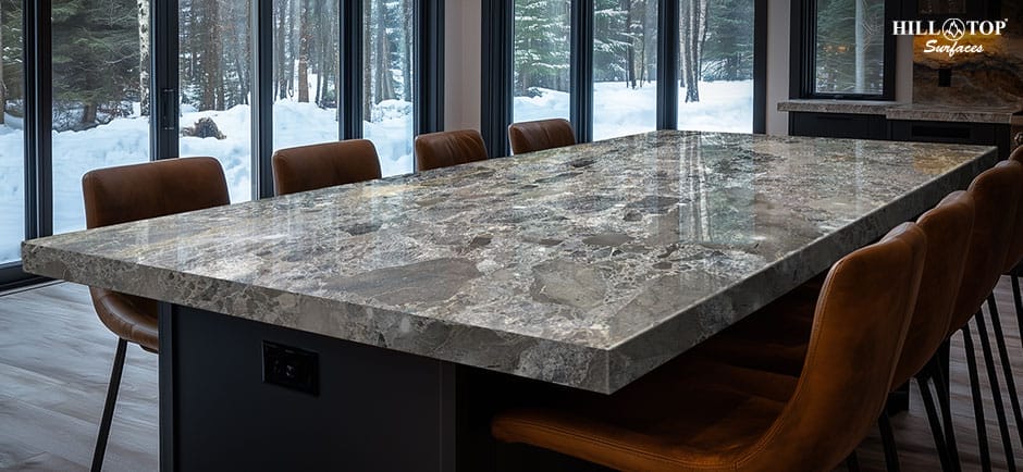 Blue Marble & Calacatta: A Bold Choice for Marble Countertops